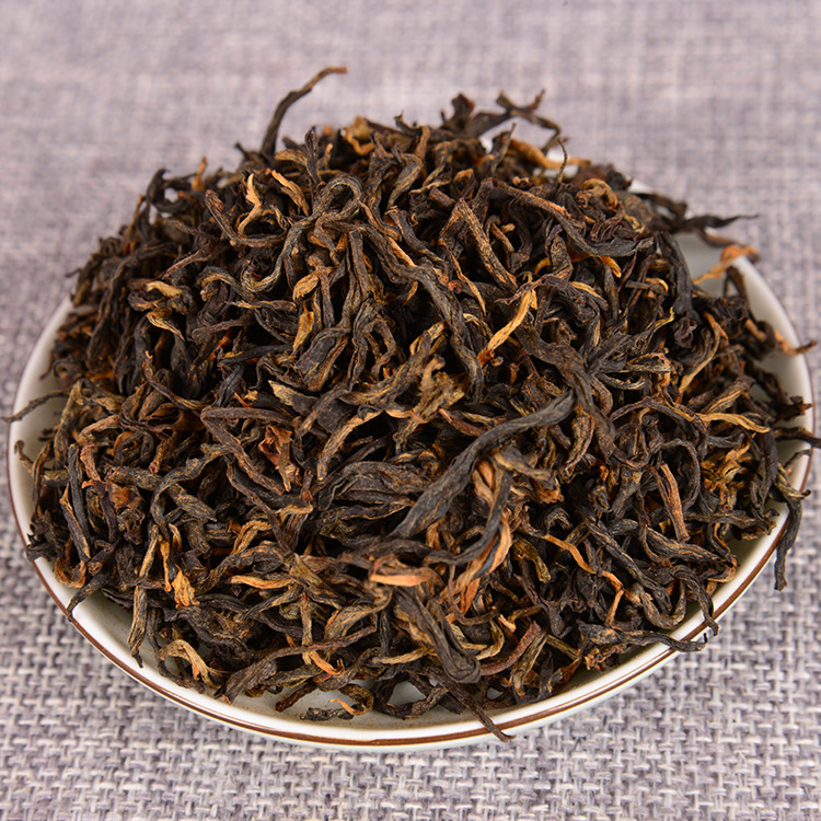 Wholesale Yunnan Fengqing Black Tea, Er Ye Maofeng, Dianhong Kung Fu Black Tea, 500g Loose Tea