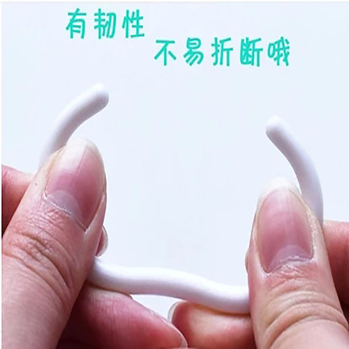 Creative plastic bed curtain accessories, shower curtain hook, thickened curtain, bathroom hanging ring, C-ring hook curtain buckle, 12 pieces