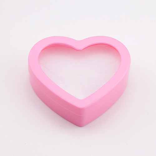 Children's jewelry love gift box makeup storage box children's accessories heart-shaped jewelry box girl's hand accessory storage box