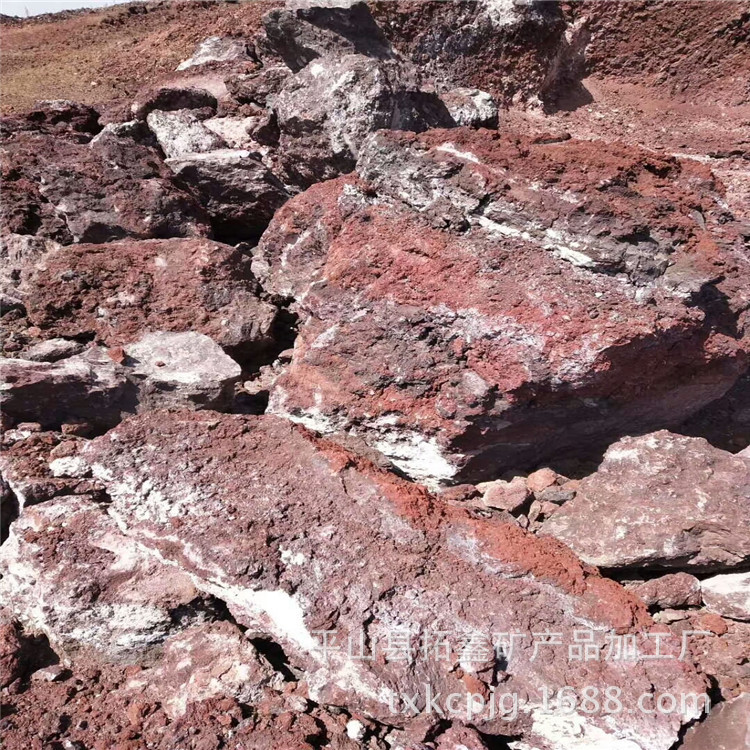 拓鑫供应大块造景火山石 鱼缸用3-5CM火山石 园林景观火山石颗粒