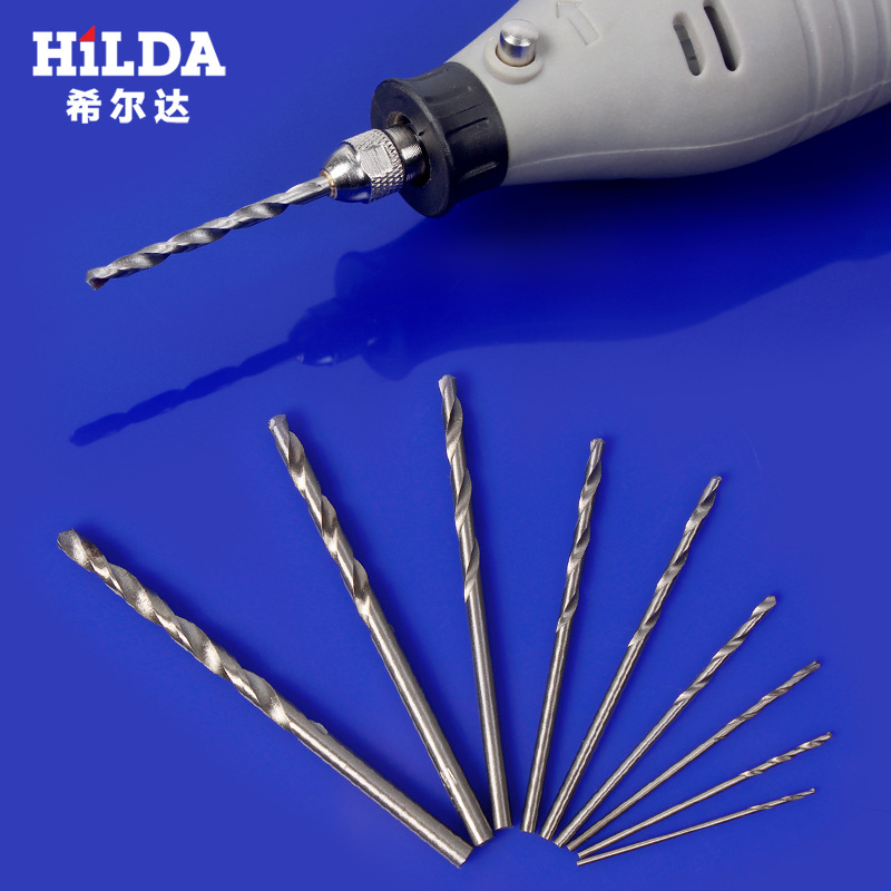 Hilda fábrica directa Twist taladro 9 unids traje Jade Bodhi perforación aguja aleación broca