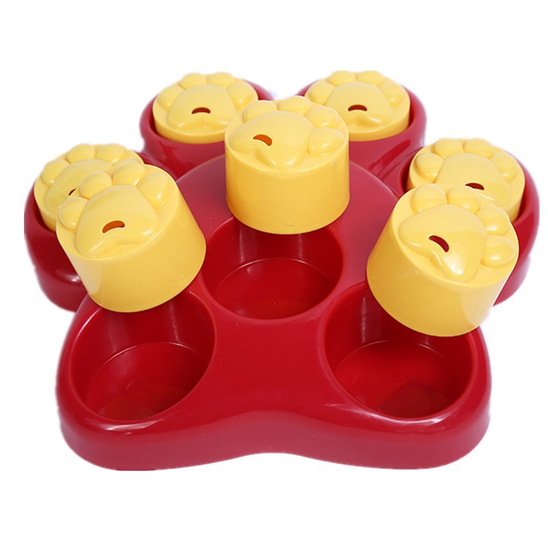 Suministro directo de fábrica para mascotas anti-estrangulamiento caja de comida lenta diversión caza del tesoro fuga de alimentos para mascotas perro de juguete suministros al por mayor