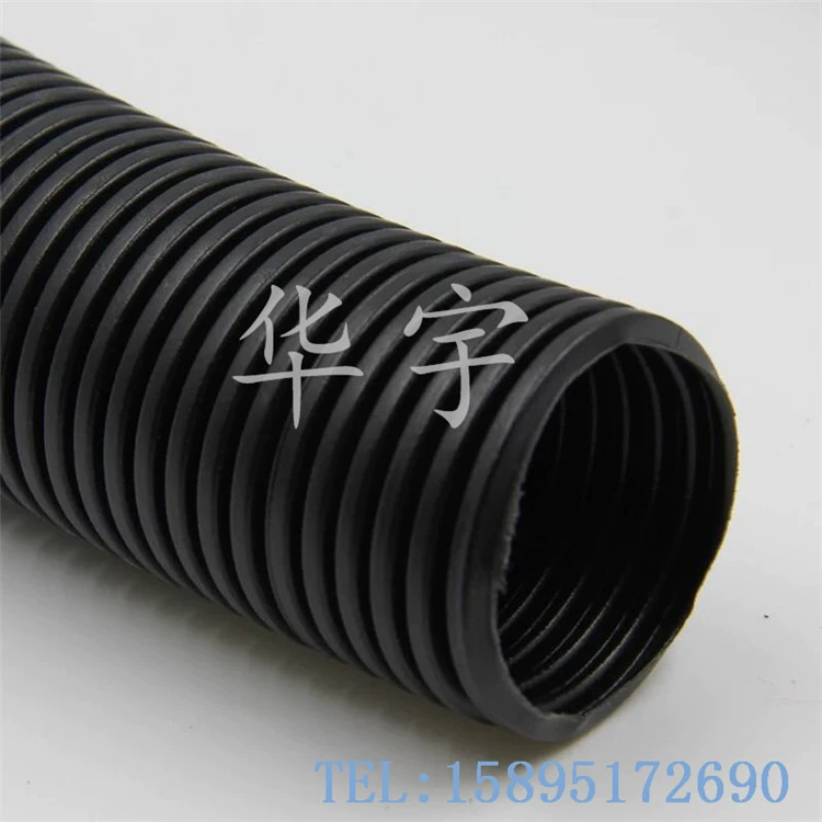 ПП пластик огнестойкая гофрированная труба Автомобильная жгут проводов Резьбонарезной шланг Пожаробезопасная проволочная втулка Токарный станок Электромонтажная втулка