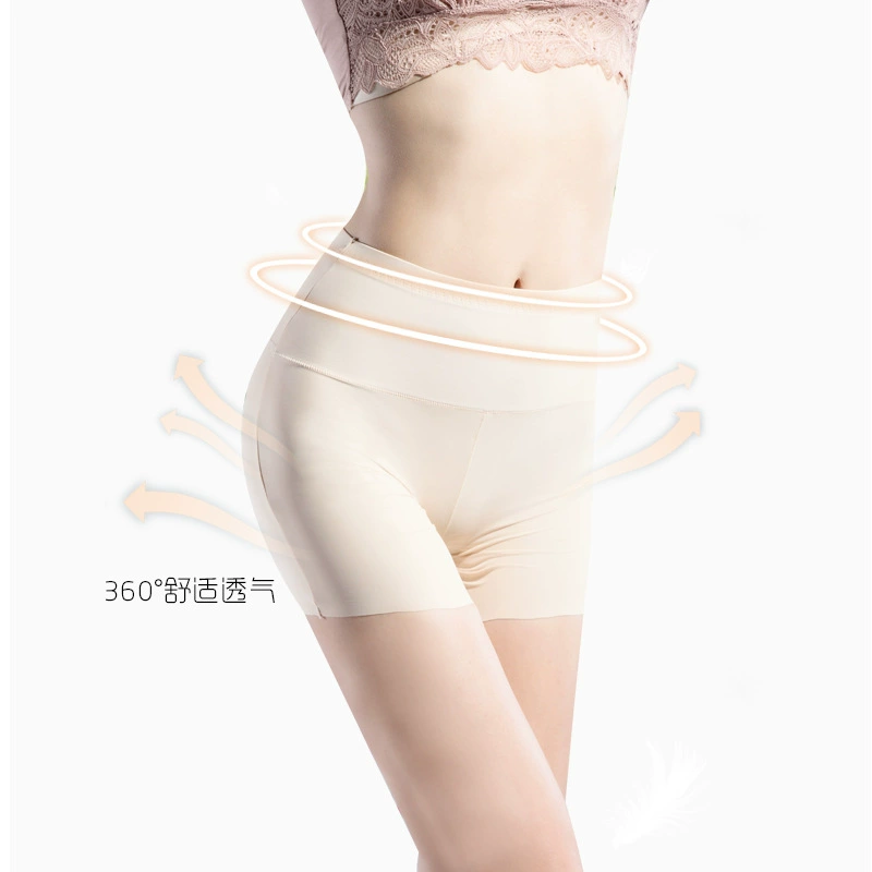 Seamless High-Waist Shorts (Scorpio) Women — Ice-silk, Cotton Crotch, Anti‑exposure 2–10 Sizes
