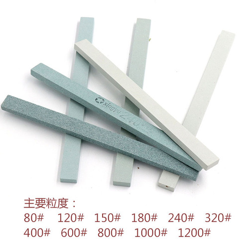 Green silicon carbide oil stone, jade polishing sand bar, jade dressing stone grinding bar, oil stone strip, flat square