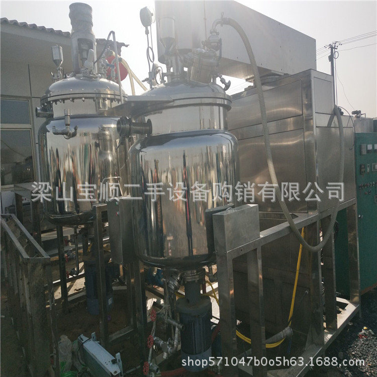 供应二手剪切乳化搅拌罐二手不锈钢搅拌罐二手高速剪切乳化搅拌罐