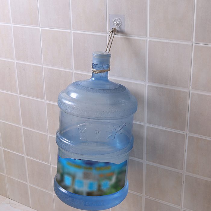 Gancho de pared transparente sin marcas fuerte invisible sin marcas sin clavos gancho adhesivo de baño cocina gancho de plástico doméstico