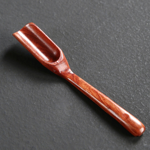 Tea spoon, solid wood tea set, tea spoon, ebony tea ceremony accessories, bamboo tea shovel, factory direct sale