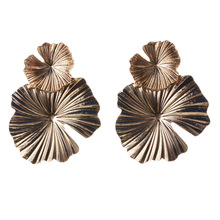 2022新品耳坠 欧美时尚大牌合金花朵耳环 跨境配饰厂家 海外代发