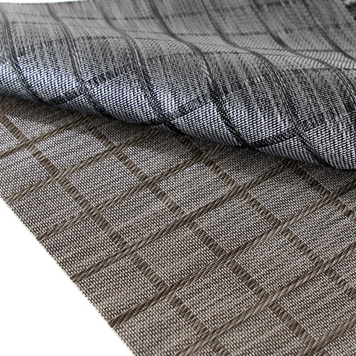 New Nordic-style grid table mat, waterproof, oilproof, wash-free PVC, home-use, hotel, restaurant, heat-resistant dinner mat, wholesale