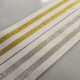 Hot selling recommended gold and silver stripes elastic belt skirt belt rubber accessories