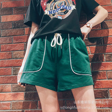 chic运动短裤女夏2025新款宽松阔腿休闲睡裤韩版学生百搭跑步热裤