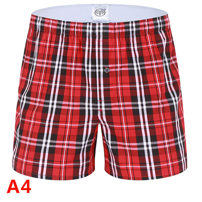 Lin Hengxiang algodón sueltos calzoncillos de los hombres verano casa casual impreso Arro pantalones cortos pantalones de los hombres al por mayor