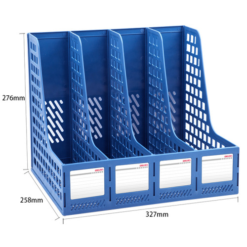 Deli file management rack 33777 four-link file frame information rack file column file rack office supplies wholesale