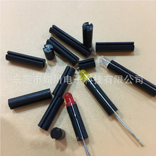 厂家供应LED间隔柱套管黑色双坑间隔柱双槽双坑隔离柱4MM规格齐全-阿里巴巴