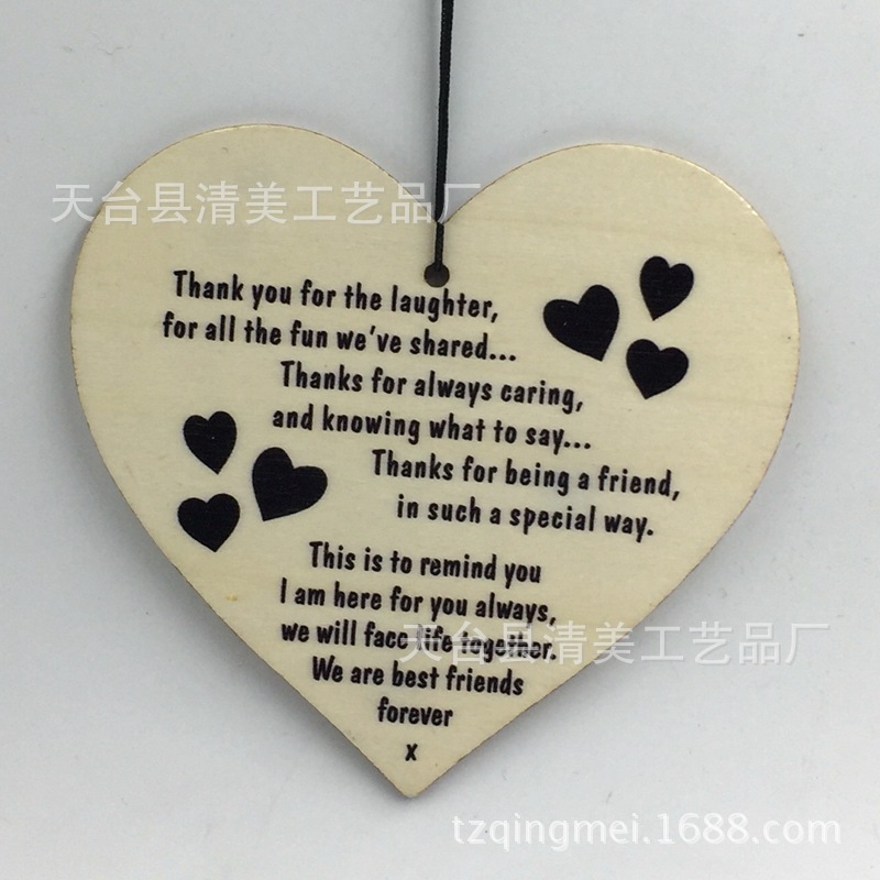 Love Style Love Wood chip Pendant 1 Pack