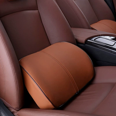 Headrest: Pillow Interior Supplies Memory Foam - lumbar-clip-clause-brown