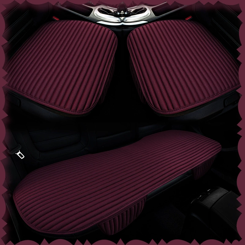 Подушка для автомобильного сиденья из хлопка и льна, маленькая Нескользящая спинка Four Seasons, производители оптом