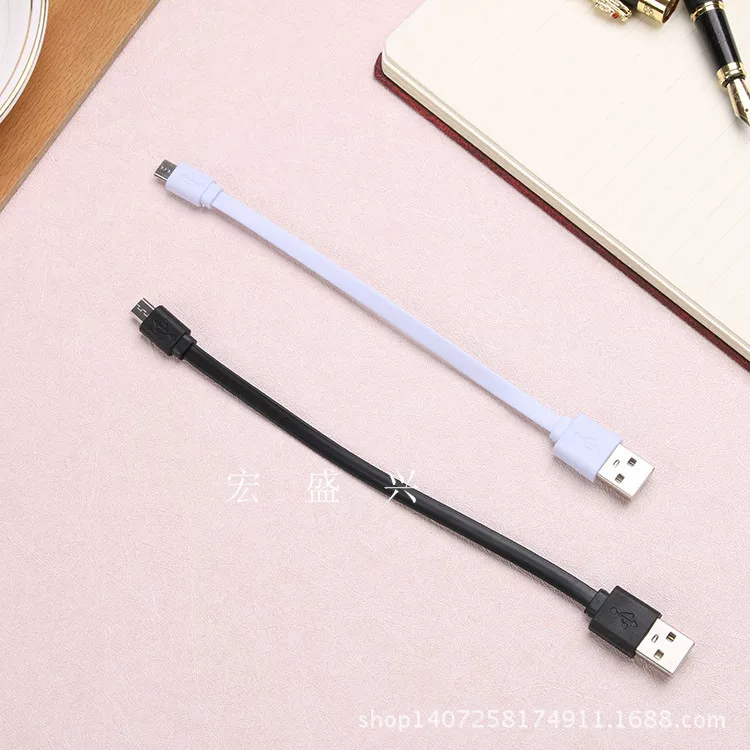 Android USB-зарядный кабель для мобильного аккумулятора, маленький вентилятор, через 2A зарядное устройство, Micro V8 крючок-нудель