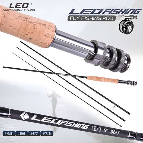 28010 LEO/LEO [Four-section fly fishing rod 9 feet 2.7 meters] #4/5/6/7/8fly fishing rod
