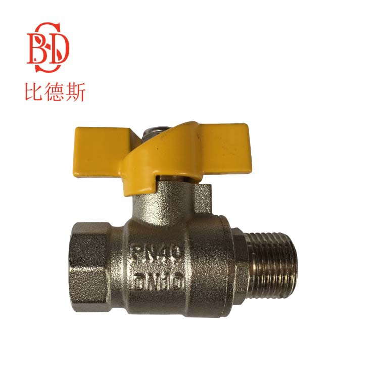 批发志大高温铜球阀 黄铜电镀球阀蝶柄内外丝球阀高温蝴蝶阀现货