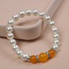 Agate bead bracelet from pearl, accessory, wholesale