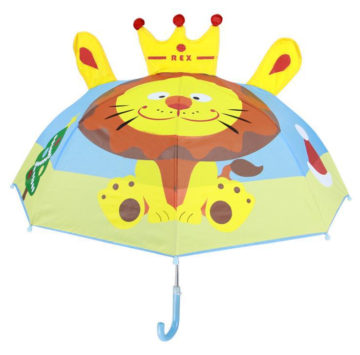 Crown Lion Three-dimensional Ear Umbrella (2-7 years old)