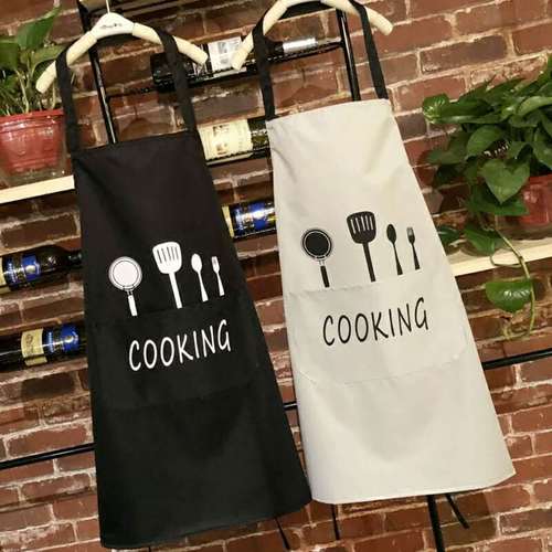 Manufacturer's apron with custom printing on smock for cooking, home kitchen, waterproof and oil-proof, custom printing on gift apron, smock with logo printed on it