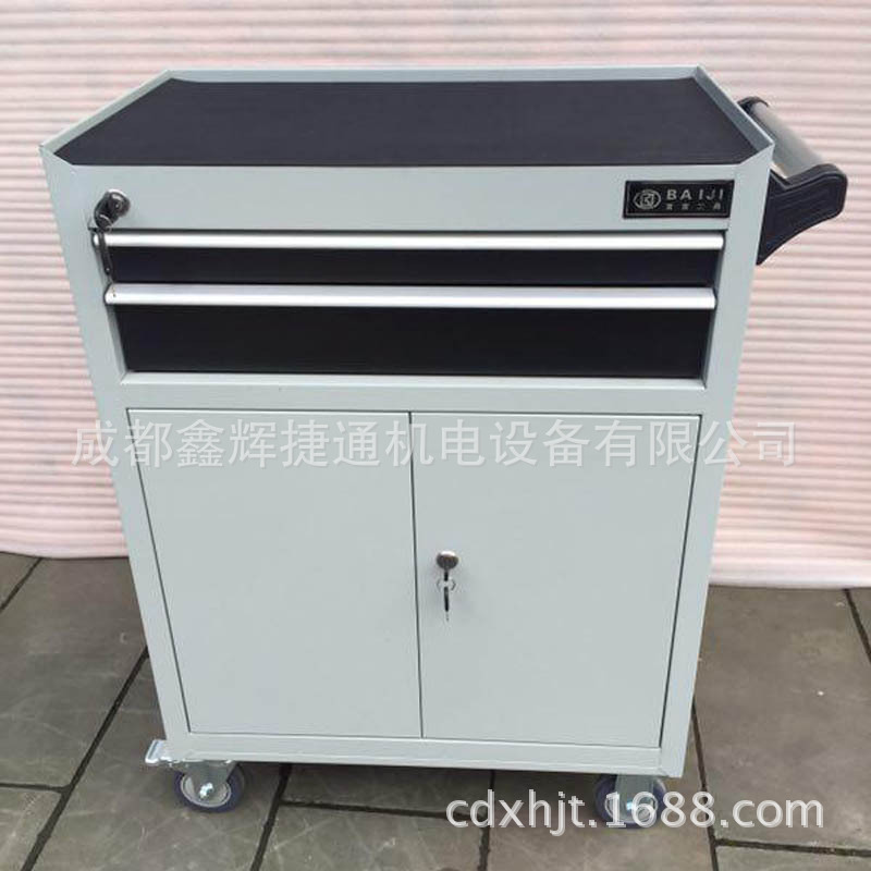 2抽屉工具车双抽屉移动式工具柜802B型