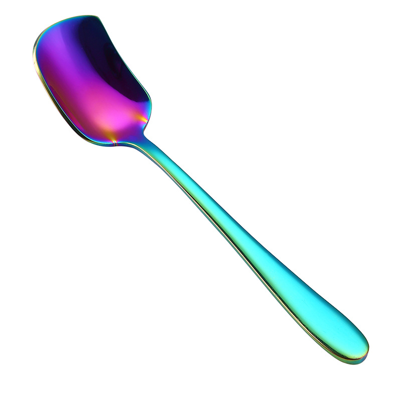 Cuillère à glace en acier inoxydable créative pour café_voghion.com