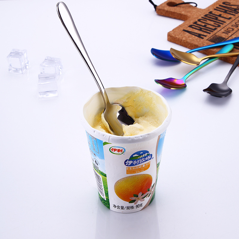 Cuillère à glace en acier inoxydable créative pour café_voghion.com