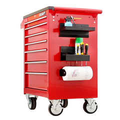 磁性系列紙巾托扳手架套筒架螺絲批插條收納盒工具車配件