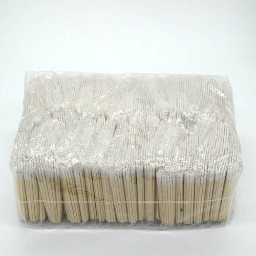 Tattoo supplies, tools, makeup cleaning, disposable pointed cotton swabs, pointed wooden single-head sticks