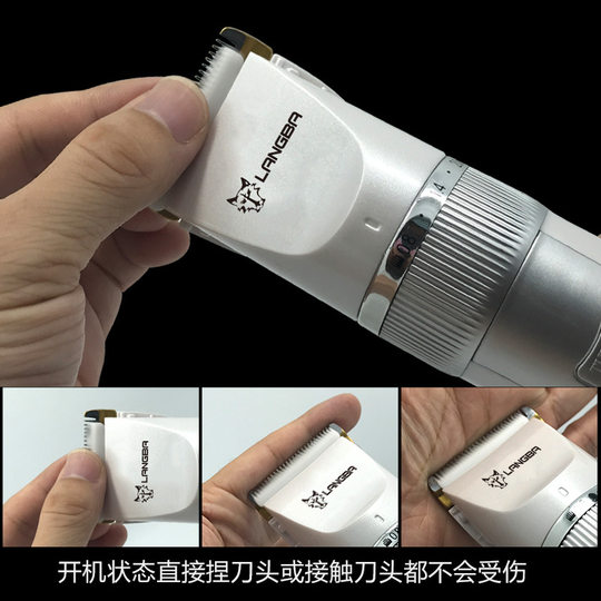 Factory direct supply Wolf bully foreign trade pet electric clipper LCD hair trimmer high-power hair clipper cat dog electric clipper