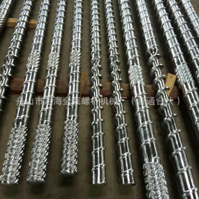 泡沫造料机螺杆机筒 耐高温螺杆机筒 PVC板材螺杆机筒不锈钢螺杆