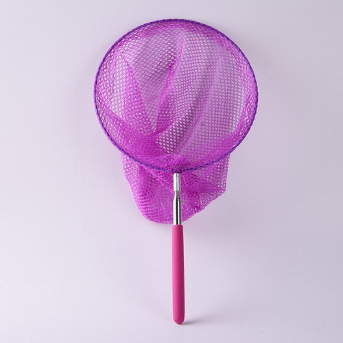 Stainless steel retractable fishing net to catch insects, fishing net, outdoor parent-child water play, children's toys source manufacturer wholesale