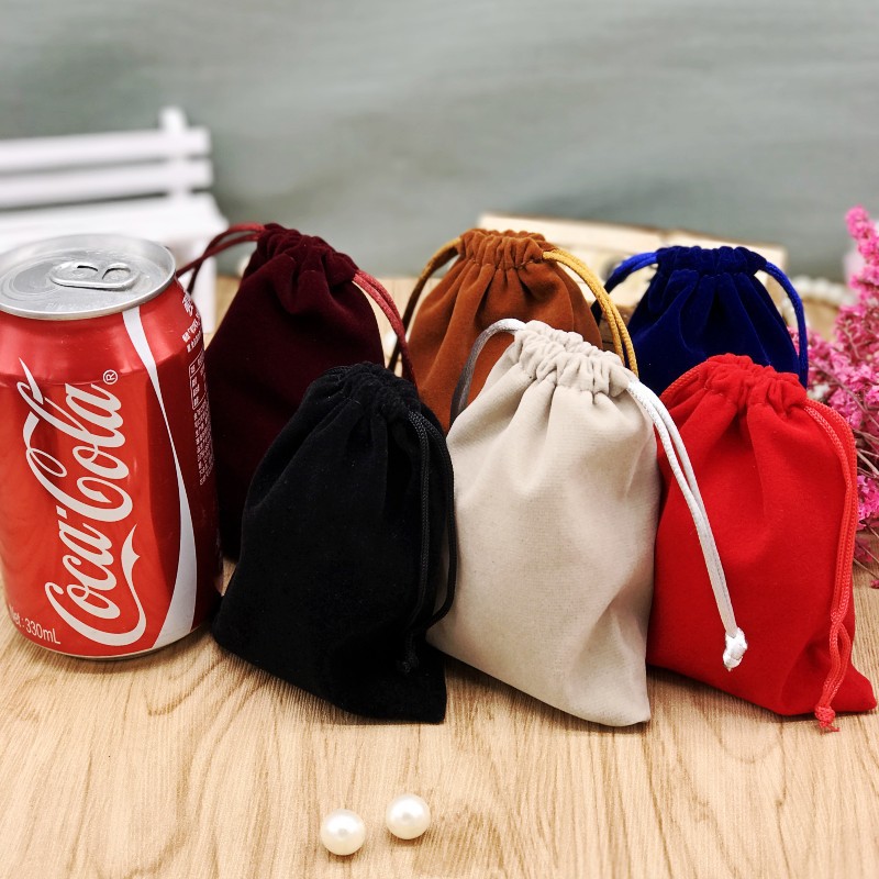 新款束口绒布袋木佛珠包装袋 饰品珠宝首饰袋MP3手机袋