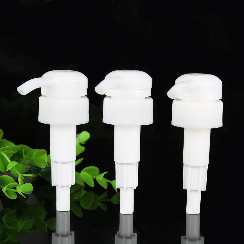 厂家供应乳液泵 PP塑料旋盖乳液分装瓶泵头 洗手液螺纹泵