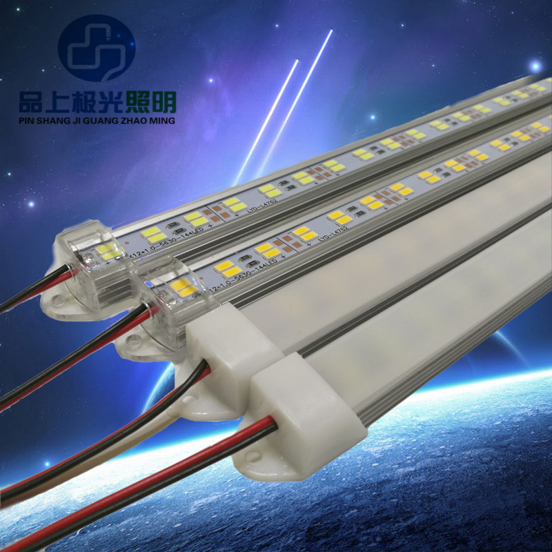 Factory LED double row 12V5630 hard light bar 24V5730 line light led light with aluminum slot mechanical cabinet light