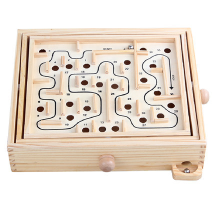 Large balance ball ball maze adult children interactive game 80 s nostalgic wooden toy factory wholesale Large balance ball ball maze adult children interactive game 80 s nostalgic wooden toy factory wholesale