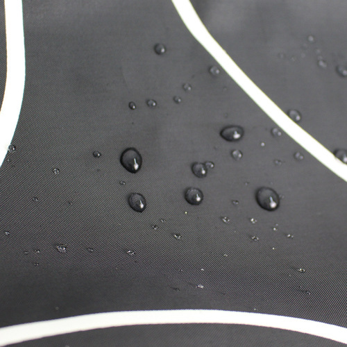Cross-border E-commerce Supply Black Circle Shower Curtain Thick Waterproof Shower Curtain Polyester Shower Curtain Fabric Direct Manufacturer Supply