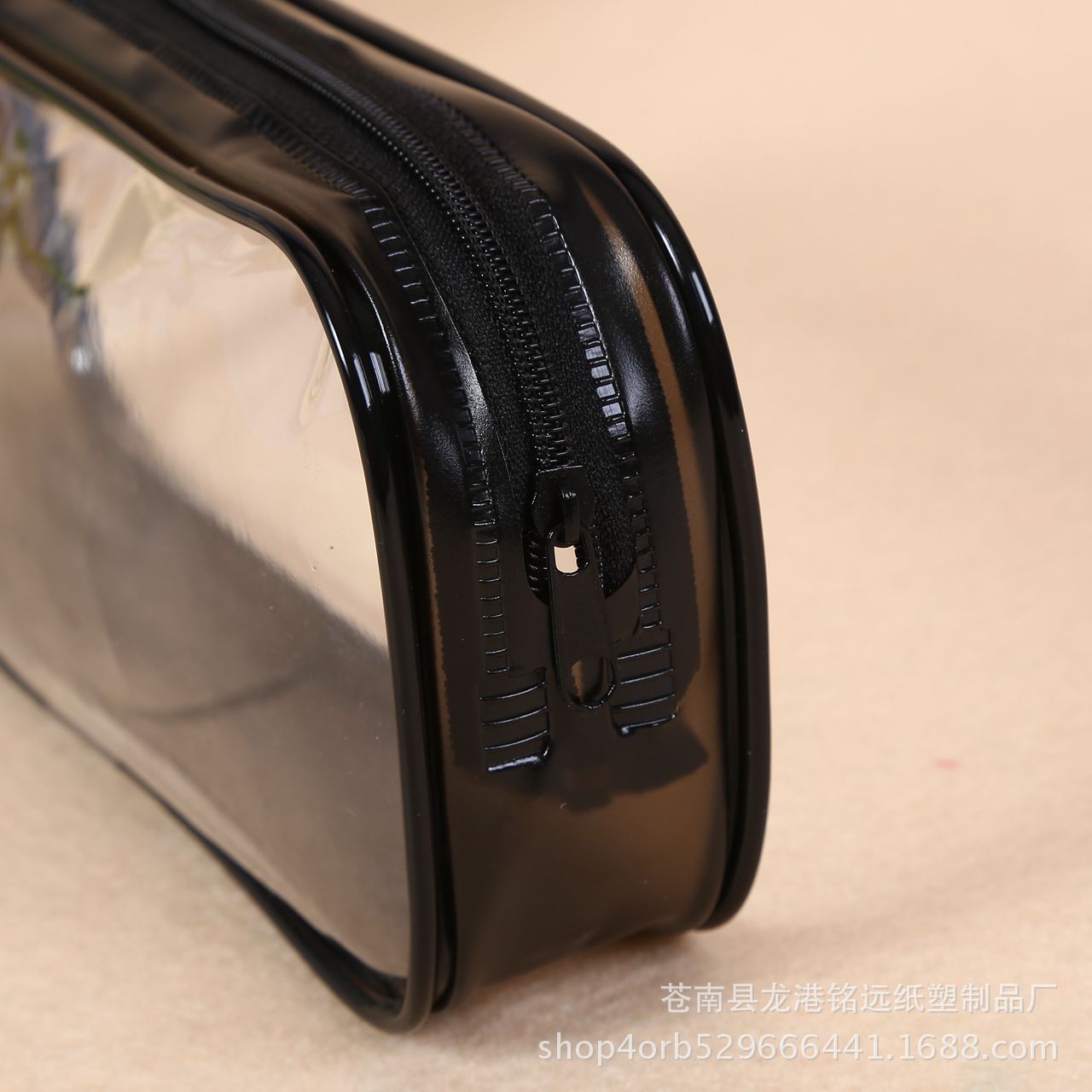 Bolsa de PVC con Cierre, Personalizada, Estilo Ins, Transparente, Estuche para Lápices, Bolsa de Papelería para Estudiantes, Bolsa de Almacenamiento de Plástico, Bolsa de Cosméticos Impermeable