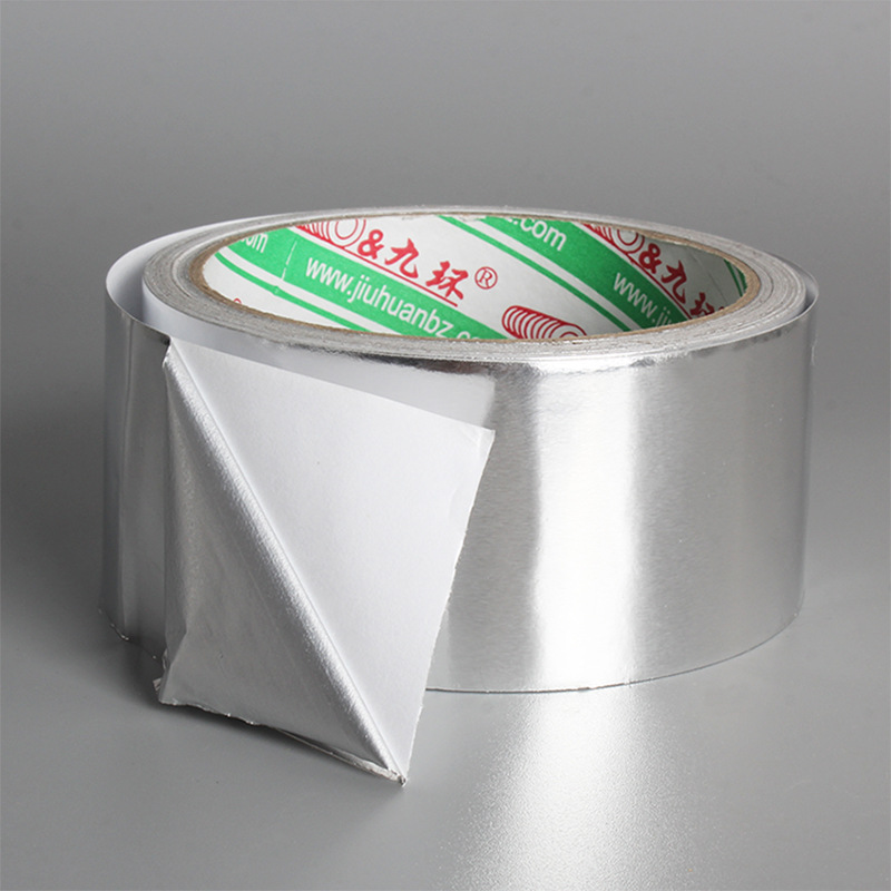 Cinta de papel de aluminio autoadhesiva de alta temperatura 4,8 cm/6cm revestimiento de aislamiento de plata cinta de papel de aislamiento al por mayor