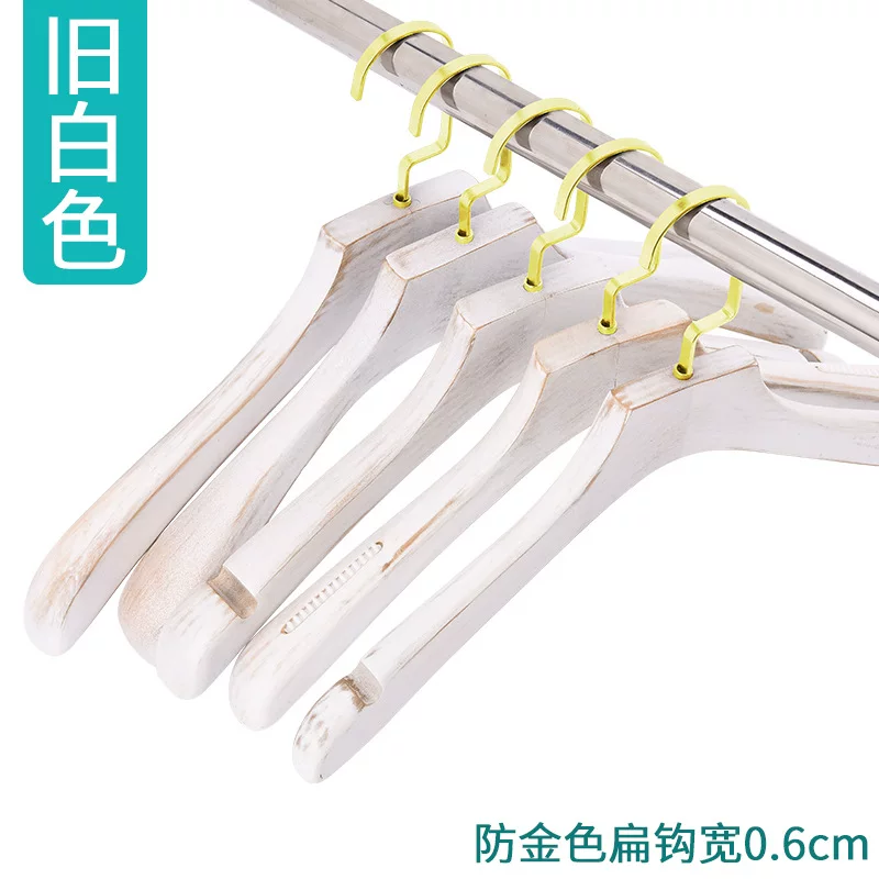 White wooden hanger from natural wood, stand, Korean style