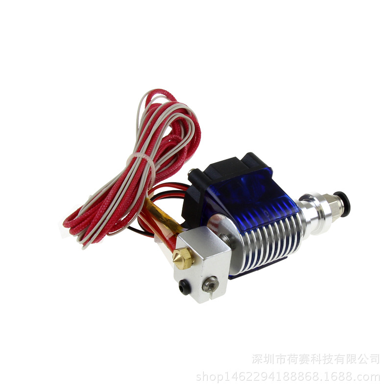 荷赛3D打印机配件 J-head金属挤出头E3D-V6挤出机喷头远近程
