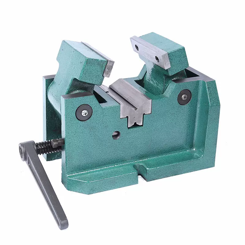 定制高精密度V型虎钳钻床锯床机用平口钳台虎钳立卧两用中心