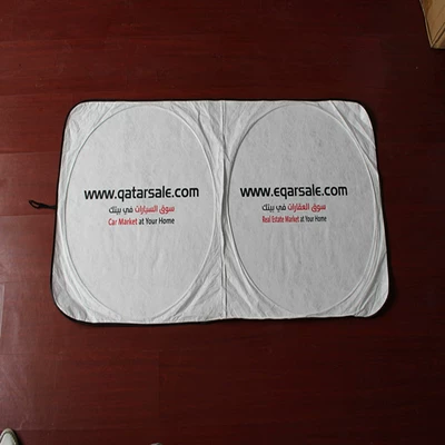 İkiqat halqa günəşlik, istilik izolyasiyası, avtomobil günəşliyi, LOGO çapı