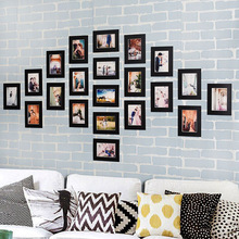 厂家批发创意卡纸6寸照片墙 DIY 影楼组合相框墙 彩色纸相框悬挂