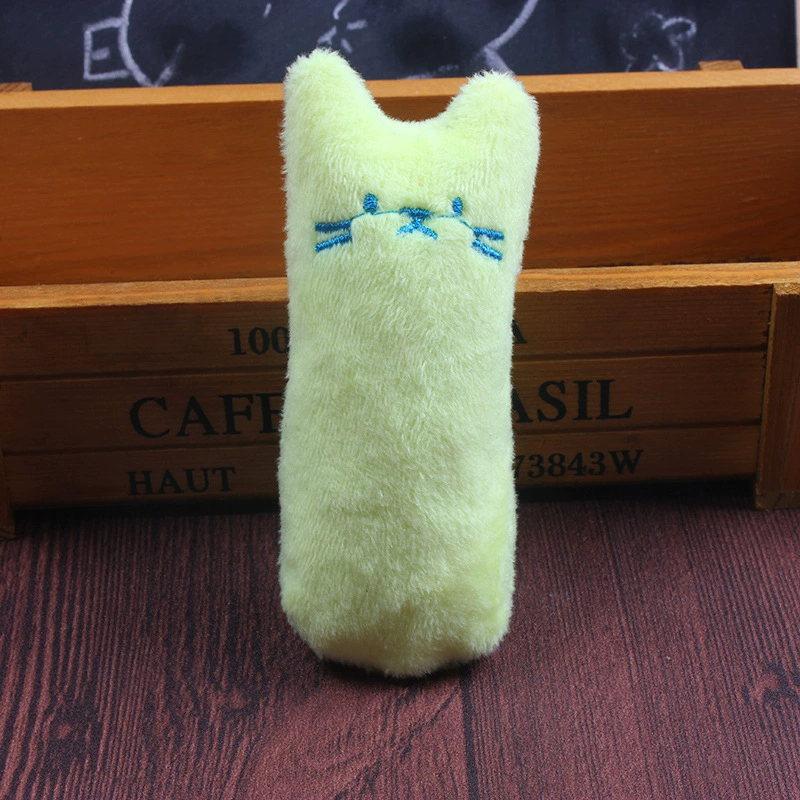 Plush mint toy, soft pet mini plush, 5 colors (blue, green, pink, yellow, brown)