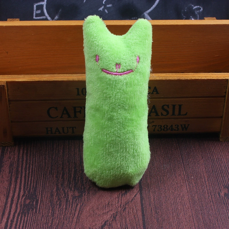 Plush mint toy, soft pet mini plush, 5 colors (blue, green, pink, yellow, brown)